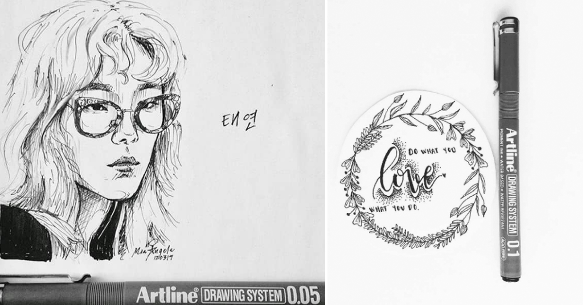 Bút line art là gì ? Bút line art có mấy loại ? Giá bút line art bao ...